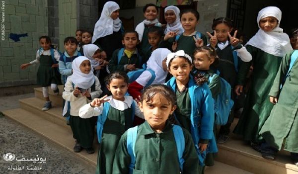 اليونيسف:2108 مدارس لم تعد صالحة للتعليم في اليمن ومليوني طفل خارج المدارس